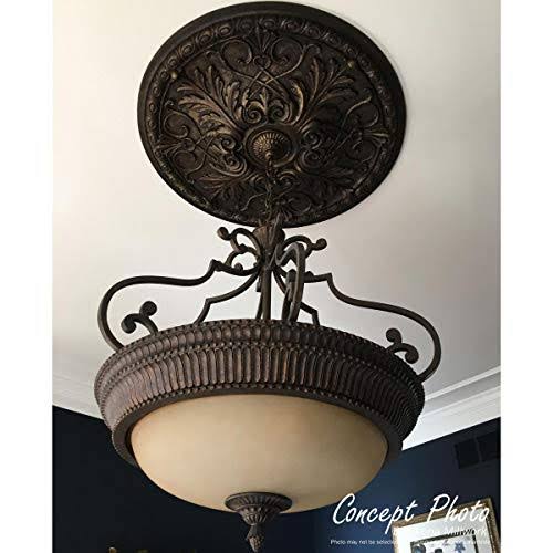 13 1/8x22OD x 8x22ID x 5/8x22P Ceiling Medallion G8091
