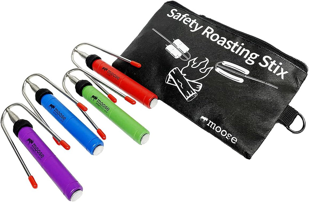 2-Pack Camper Levelers with 4 Pack of Roasting Stix T834