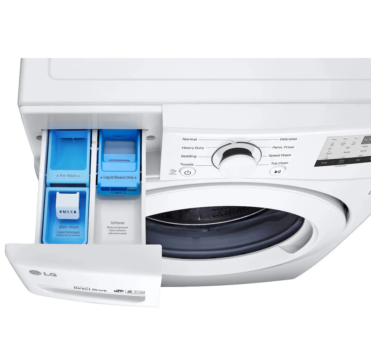 White 5.2 Cu. Front Load Washer B673
