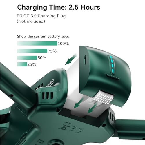 7.7V 3200mAh Rechargeable Lithium Battery with Type-C Cable P450