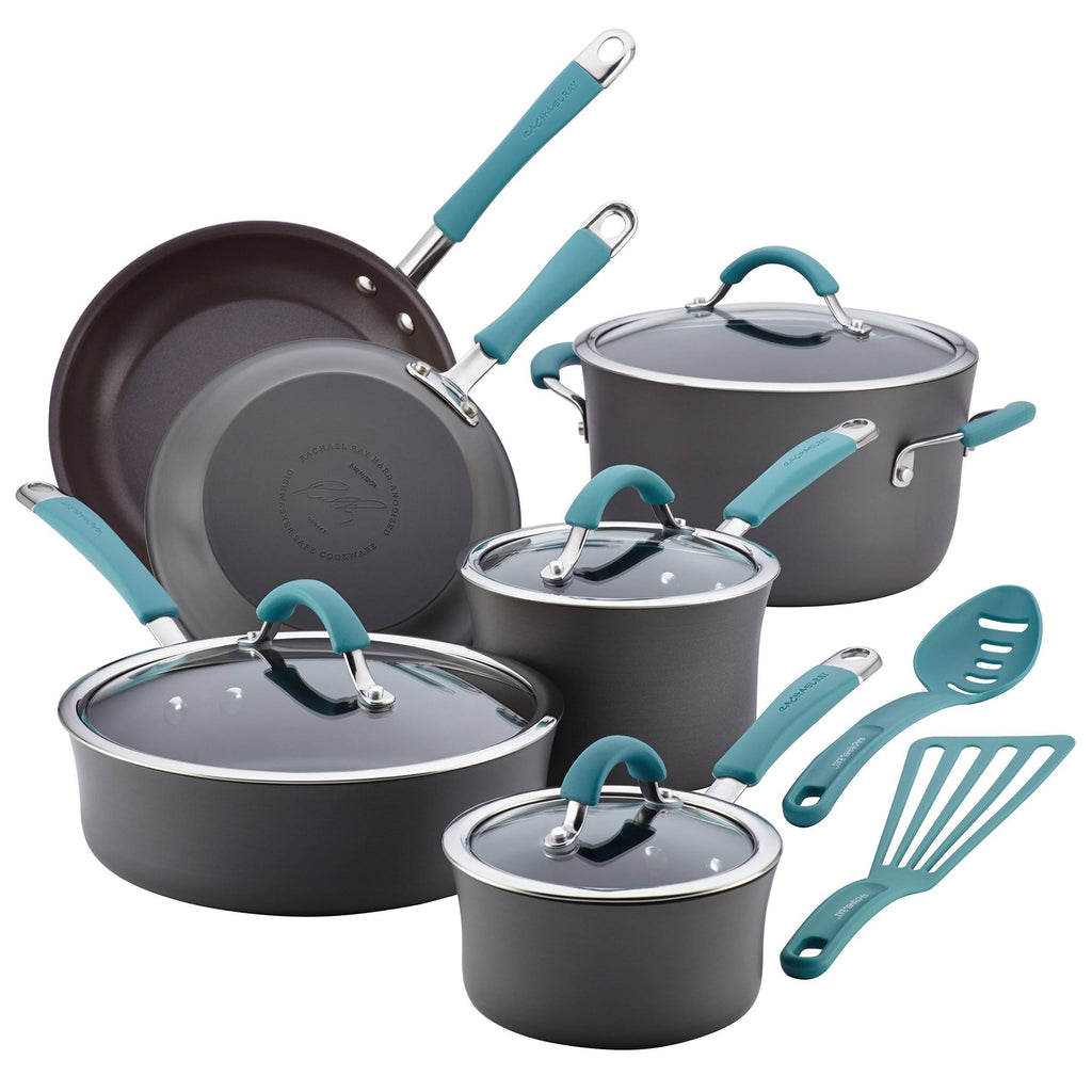 12-Piece Gray Cookware Set H9480