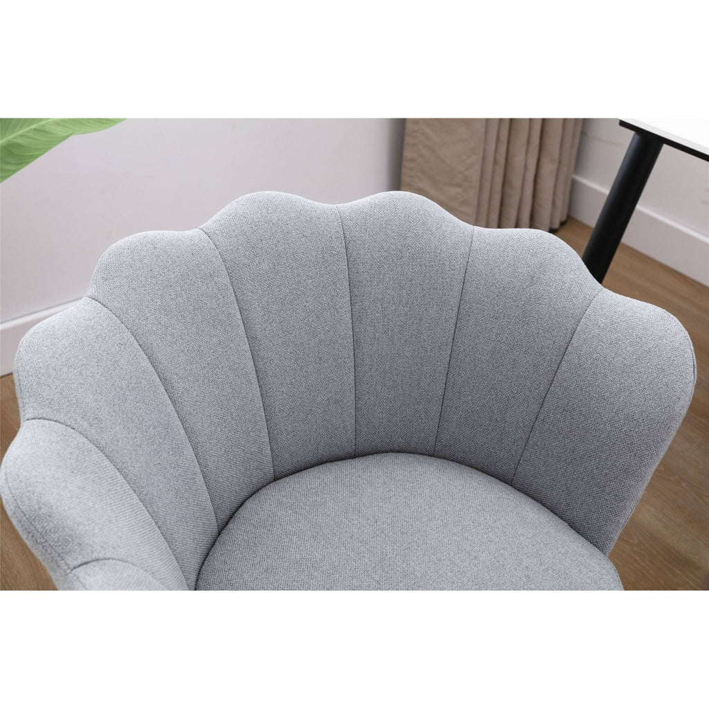 Light Grey Swivel Shell Chair K4425