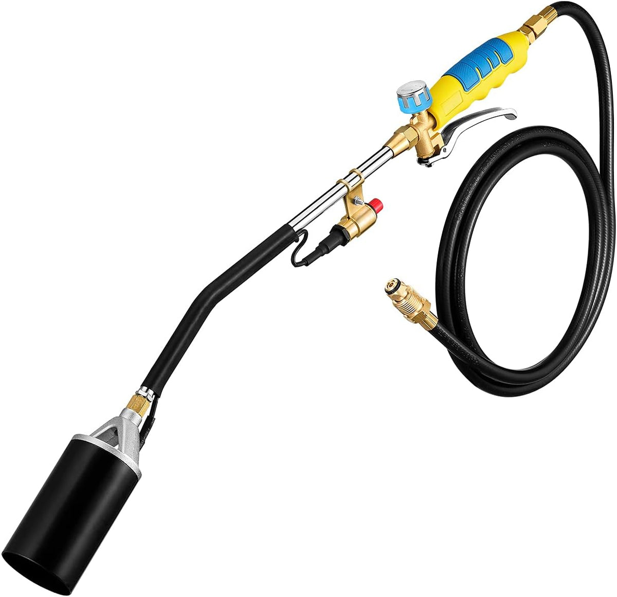 Propane Torch Weed Burner, Heavy Duty Flame Thrower 500 BTU with 6FT Hose Y397