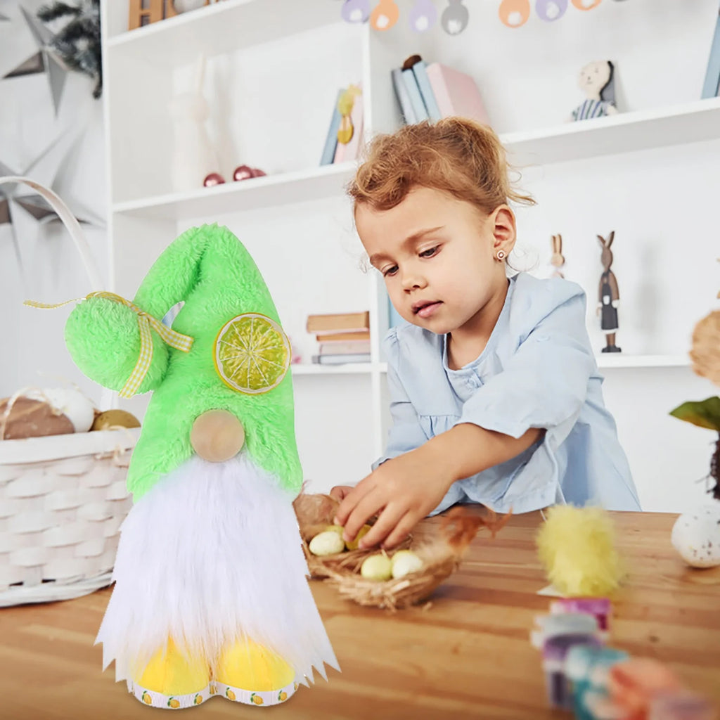 Lemon Doll Plush Dwarf Doll Home Decor C61017