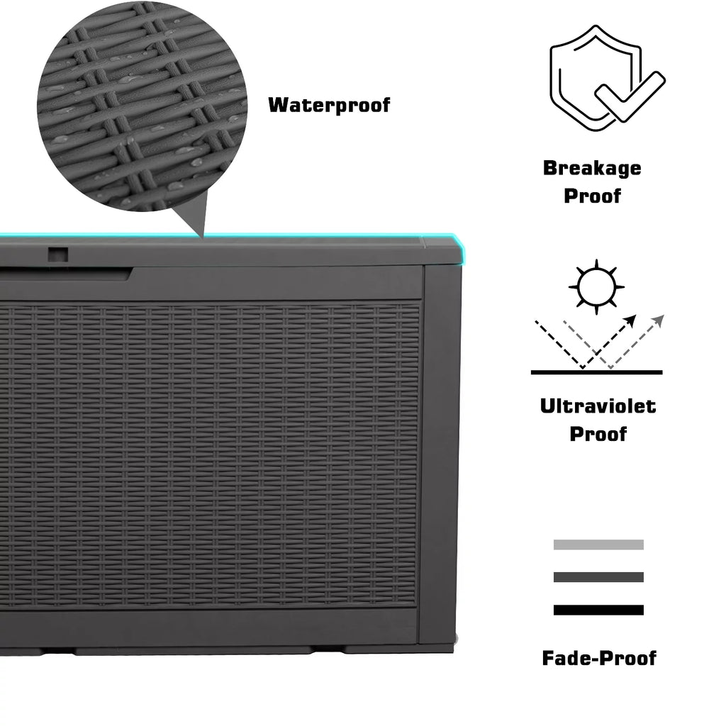 100 Gallon All-Weather Resin Deck Box R941