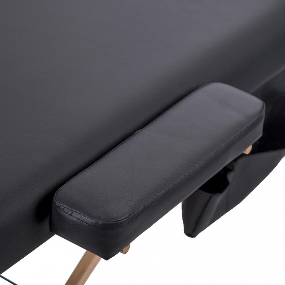 Black 84" Massage Table with Carry Case M119567