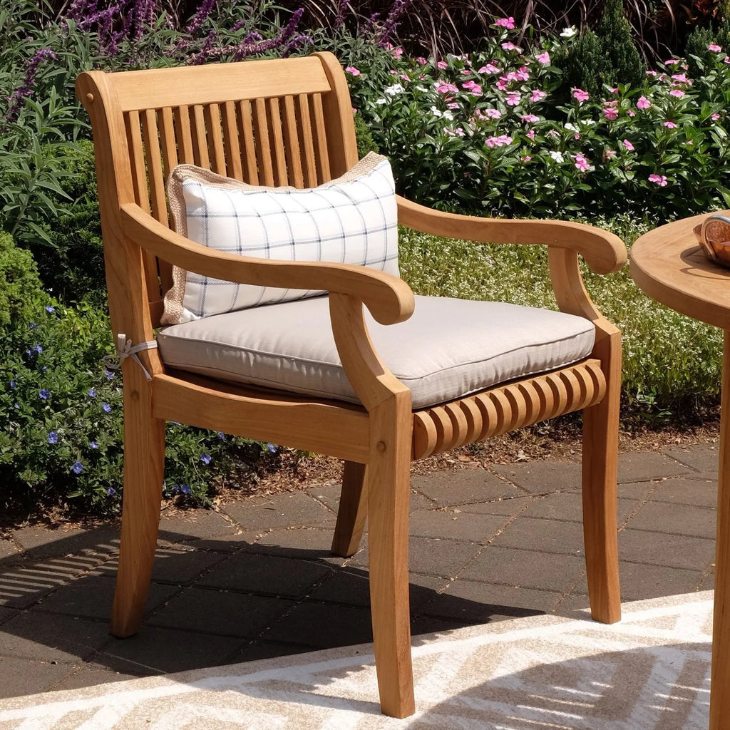 5-piece Teak Patio Dining Set with Cushion P4001