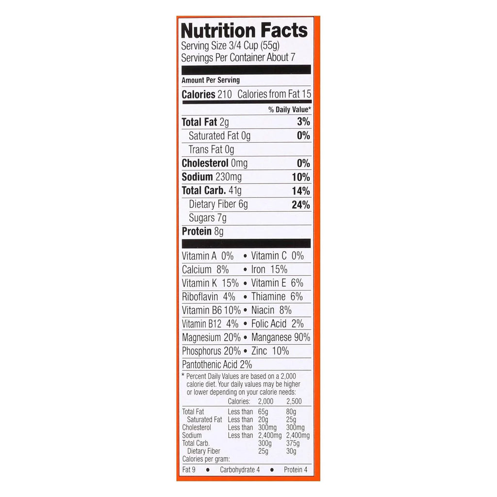 14 Oz Pack Of 6 Ezekiel Sprouted Grain Cereal R45406