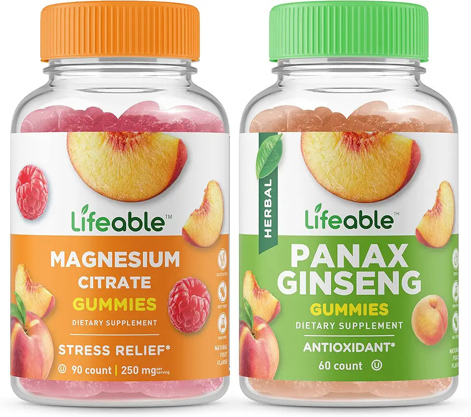 Magnesium + Panax Ginseng Gummies Bundle W167793