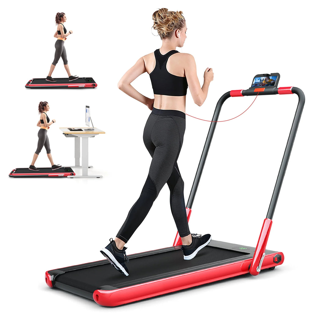 2.25HP 2-in-1 Folding Under Desk Treadmill A3543