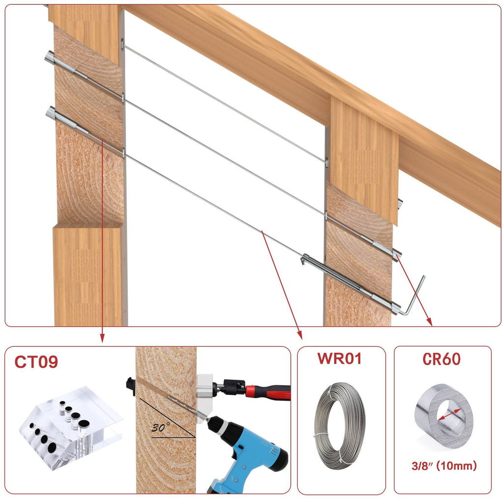 1/8 20 Pack Cable Railing Kit Z989421