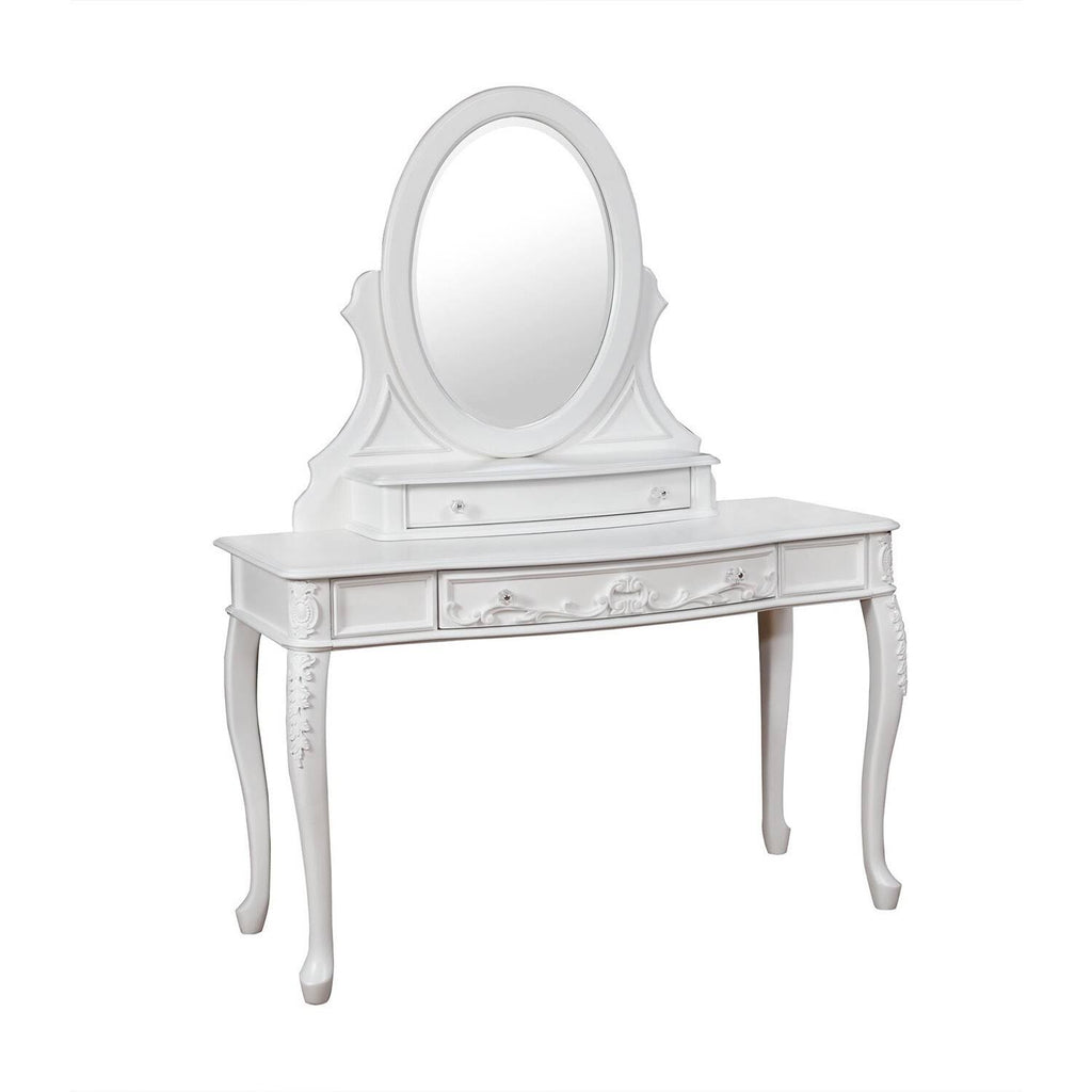 White Vanity Desk W94642