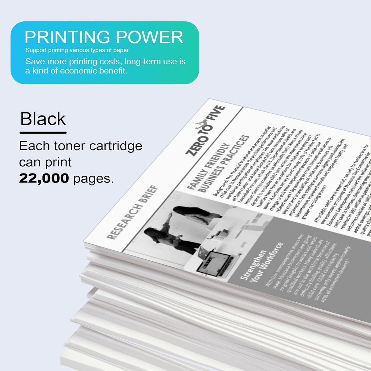 Black Toner Cartridge Replacement (3 Black) H65878