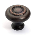 Oil Rubbed Bronze Cabinet Hardware Knob 25-Pack I874238