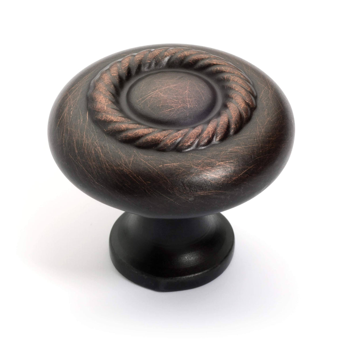 Oil Rubbed Bronze Cabinet Hardware Knob 25-Pack I874238
