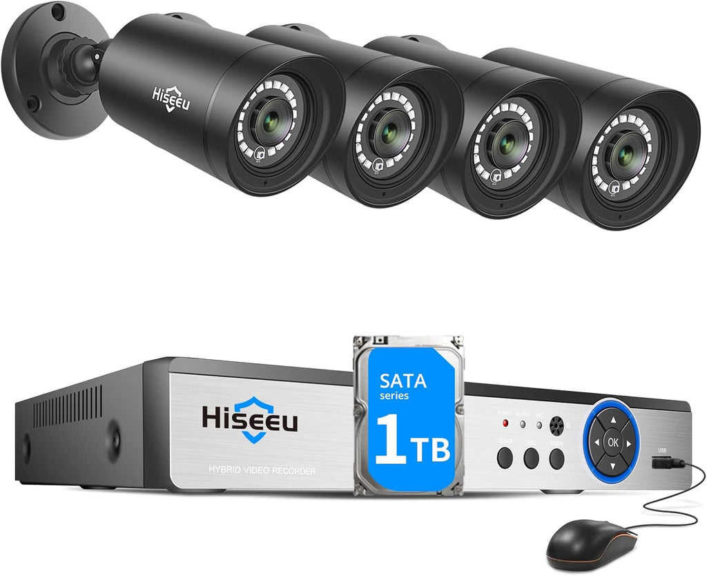 5MP 8 Channel Security Camera System with 3TB Hard Drive B942682