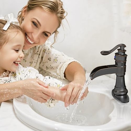 Oil Rubbed Bronze Single Hole Vessel Sink Faucet H87534