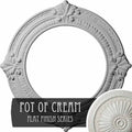 13 1/8x22OD x 8x22ID x 5/8x22P Ceiling Medallion G8091