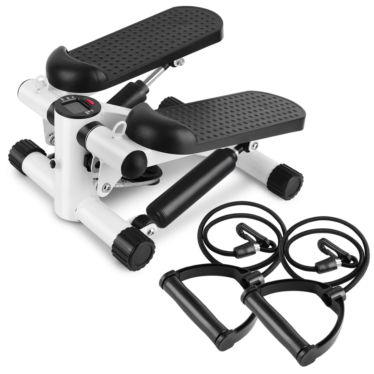 Mini Steppers with Resistance Bands and LCD Monitor C7132