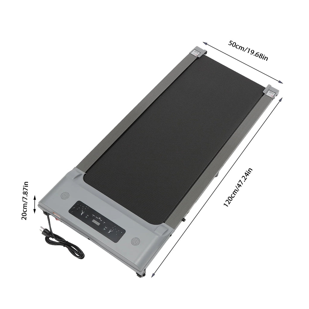 2 in 1 Folding Treadmill, 3.0HP Electric Treadmill with Remote Control and LED Display F4375