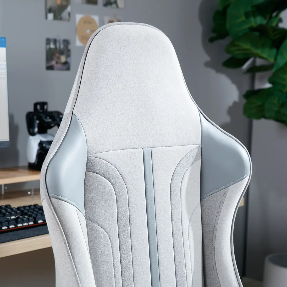 Gray PC Gaming Chair W569424