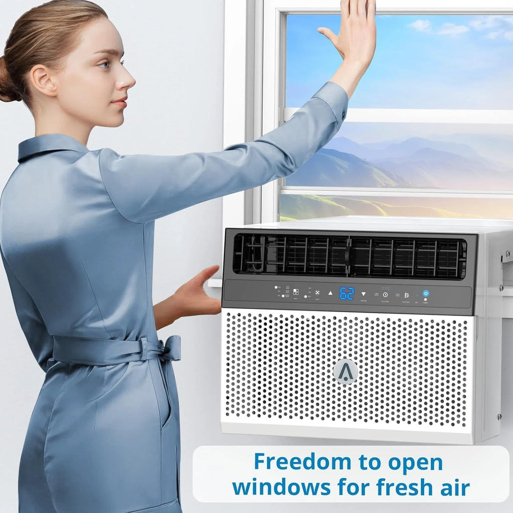 6000 BTU Window Air Conditioner with Remote Control O1925