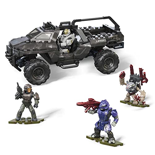 303 Piece UNSC Razorback Blitz Vehicle Building Toy Set with 4 Micro Action Figures V11875