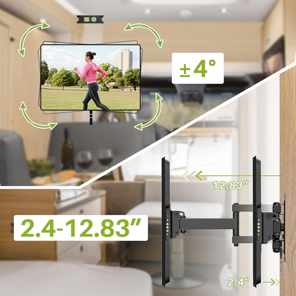 Lockable RV TV Mount for 10-26 Inch Flat Screens, Pack of 2 J69684
