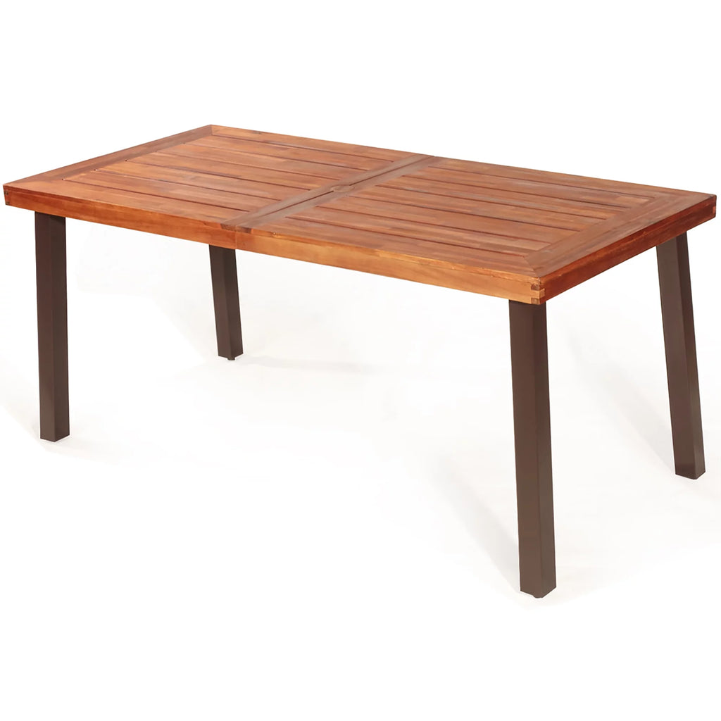 Acacia Wood Rectangular Dining Table P56702