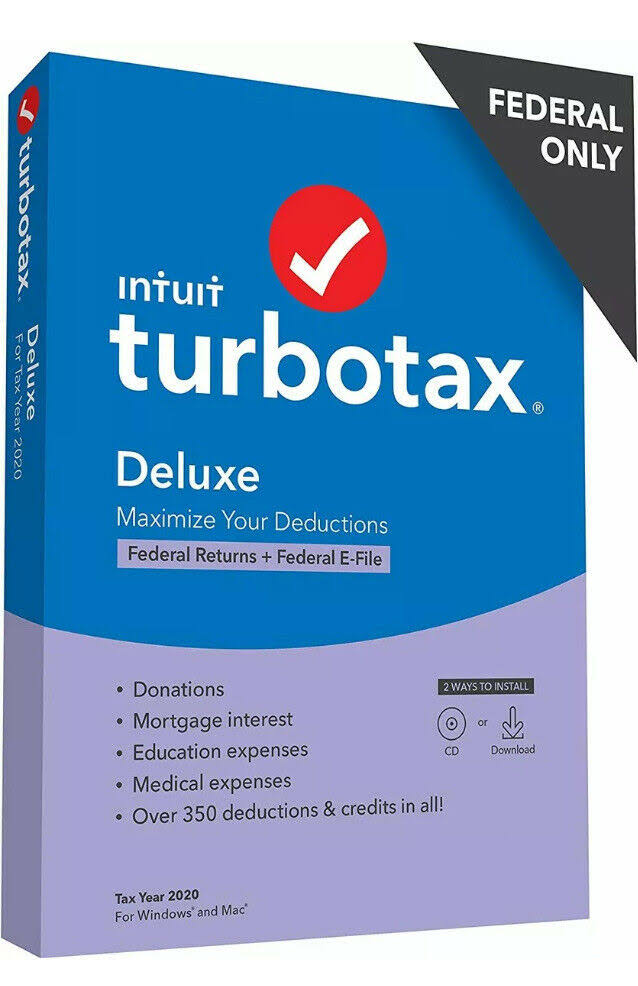 Desktop Deluxe Federal Only E-File K3885