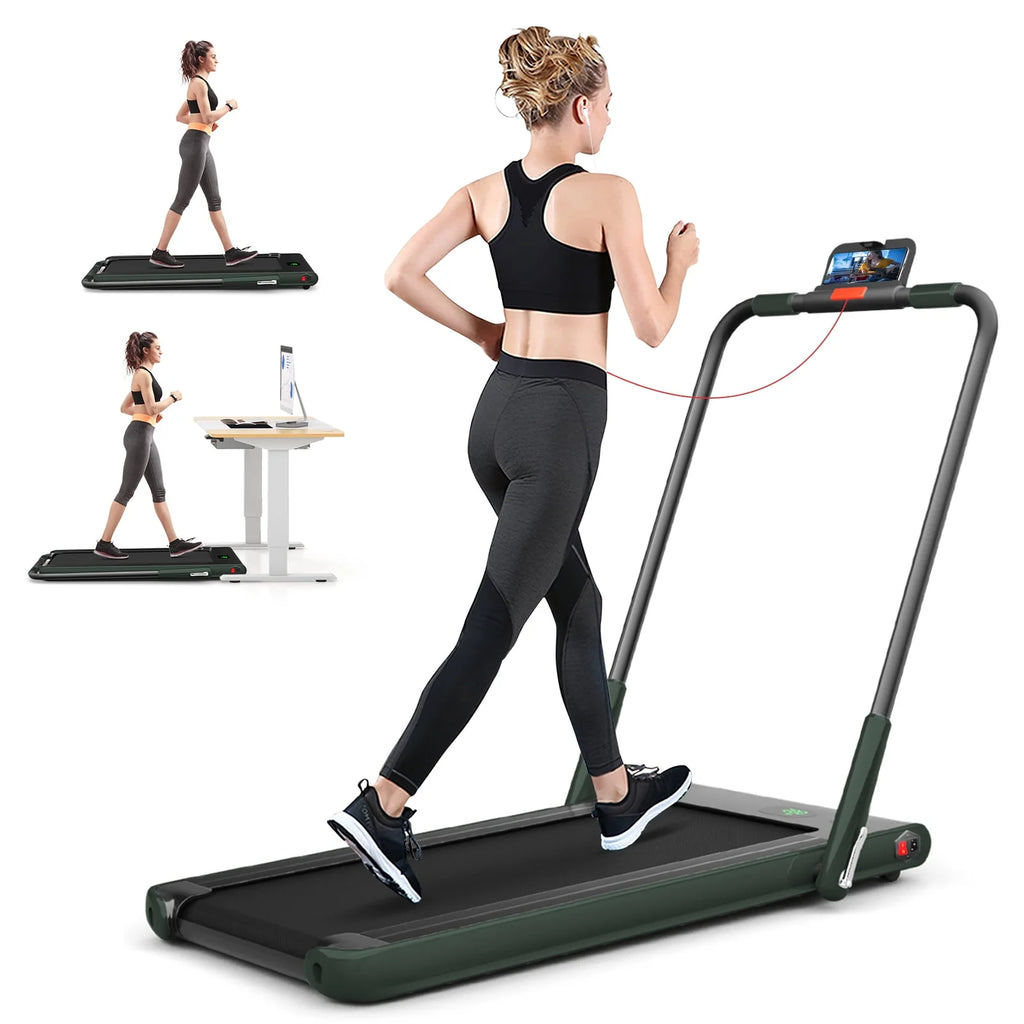 2.25HP 2-in-1 Folding Under Desk Treadmill A3543