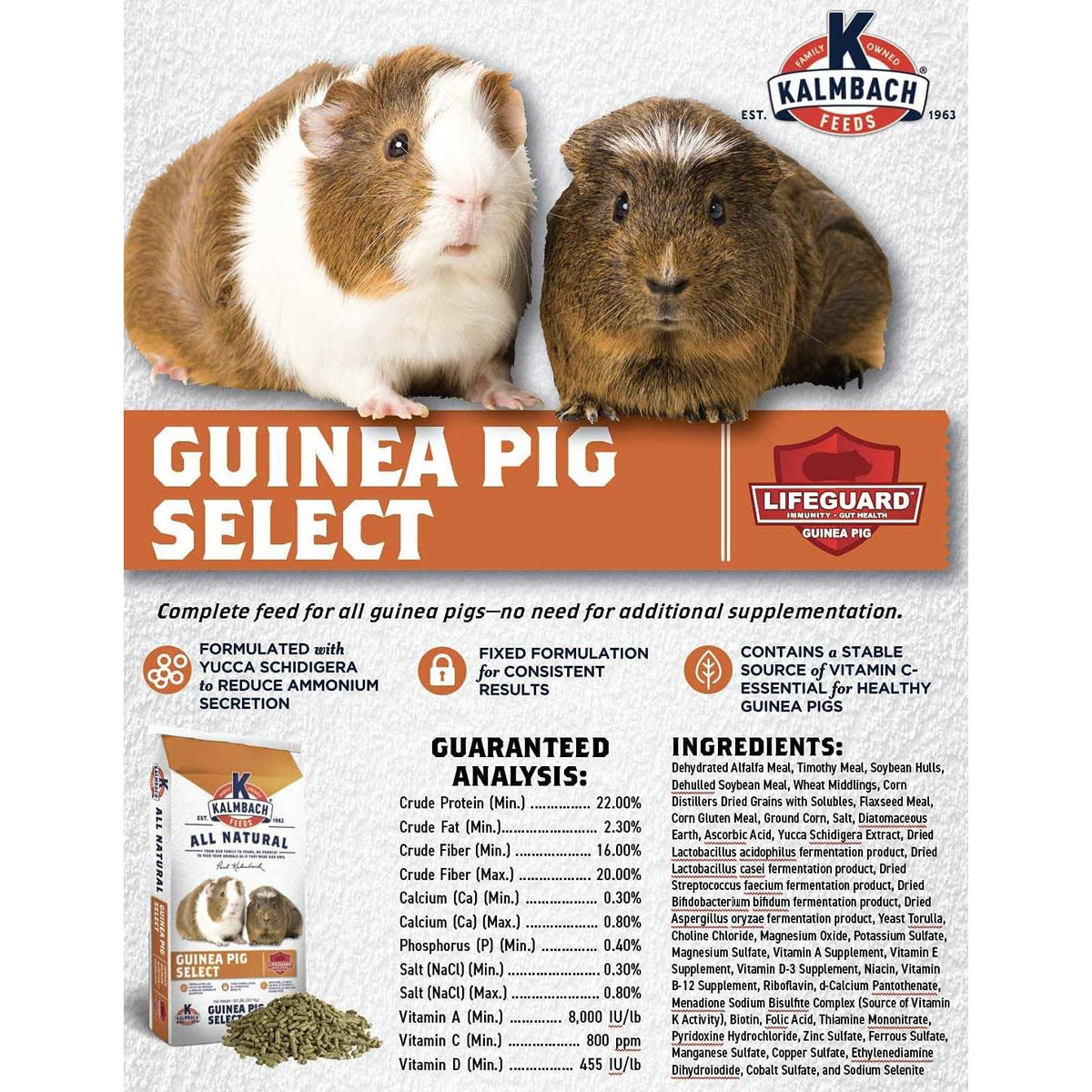 All Natural Guinea Pig Food U961852
