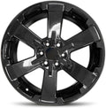 Gloss Black Aluminum 22 inch Full Size Alloy Rim F6508