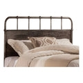 Queen Metal Spindle Panel Headboard S35868