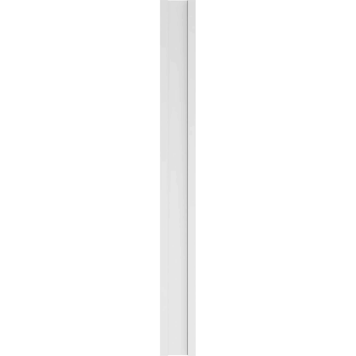 Two Equal Flat Panel PVC Pilaster with Standard Capital & Base (Pair) T6985