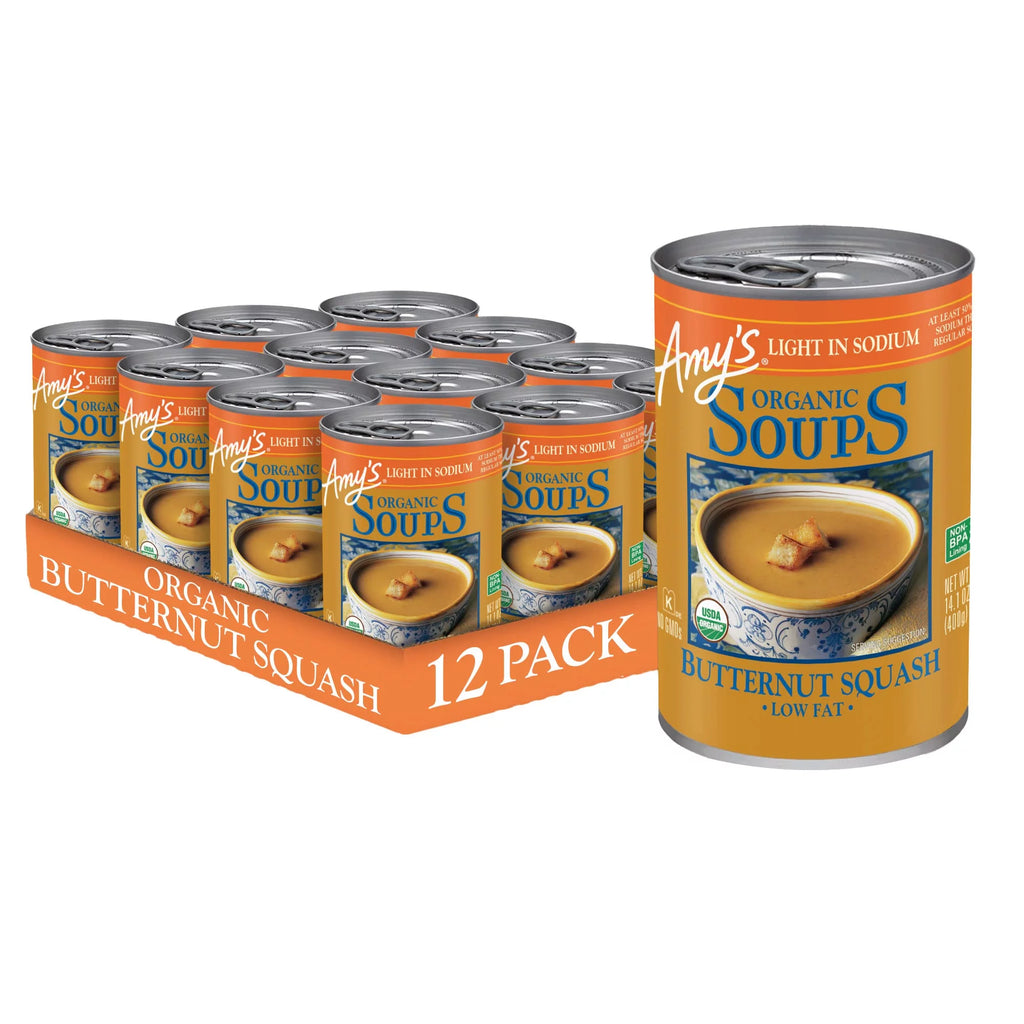 14.1 oz Pack of 12 Vegan Organic Butternut Squash Soup G18448