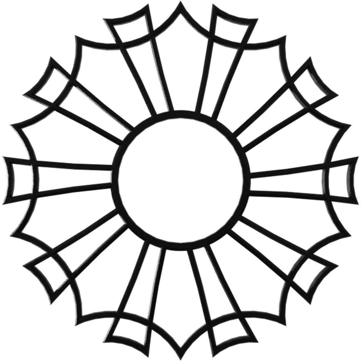 PVC Pierced Ceiling Medallion B9559