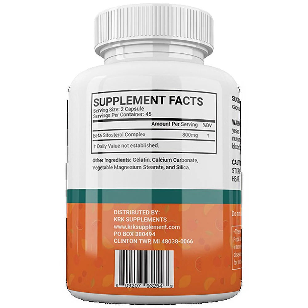 90 Capsules Beta Sitosterol 800mg D50043
