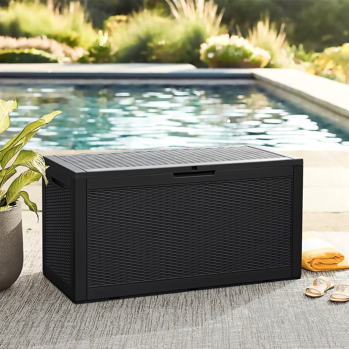 100 Gallon All-Weather Resin Deck Box R941