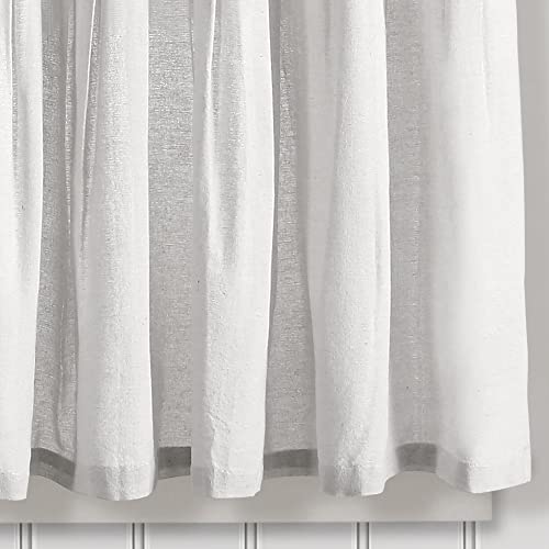 Dark Linen Tier Curtain Set, Pair, 29" W x 36" L Q987