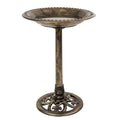 Brushed Bronze Birdbath F24777