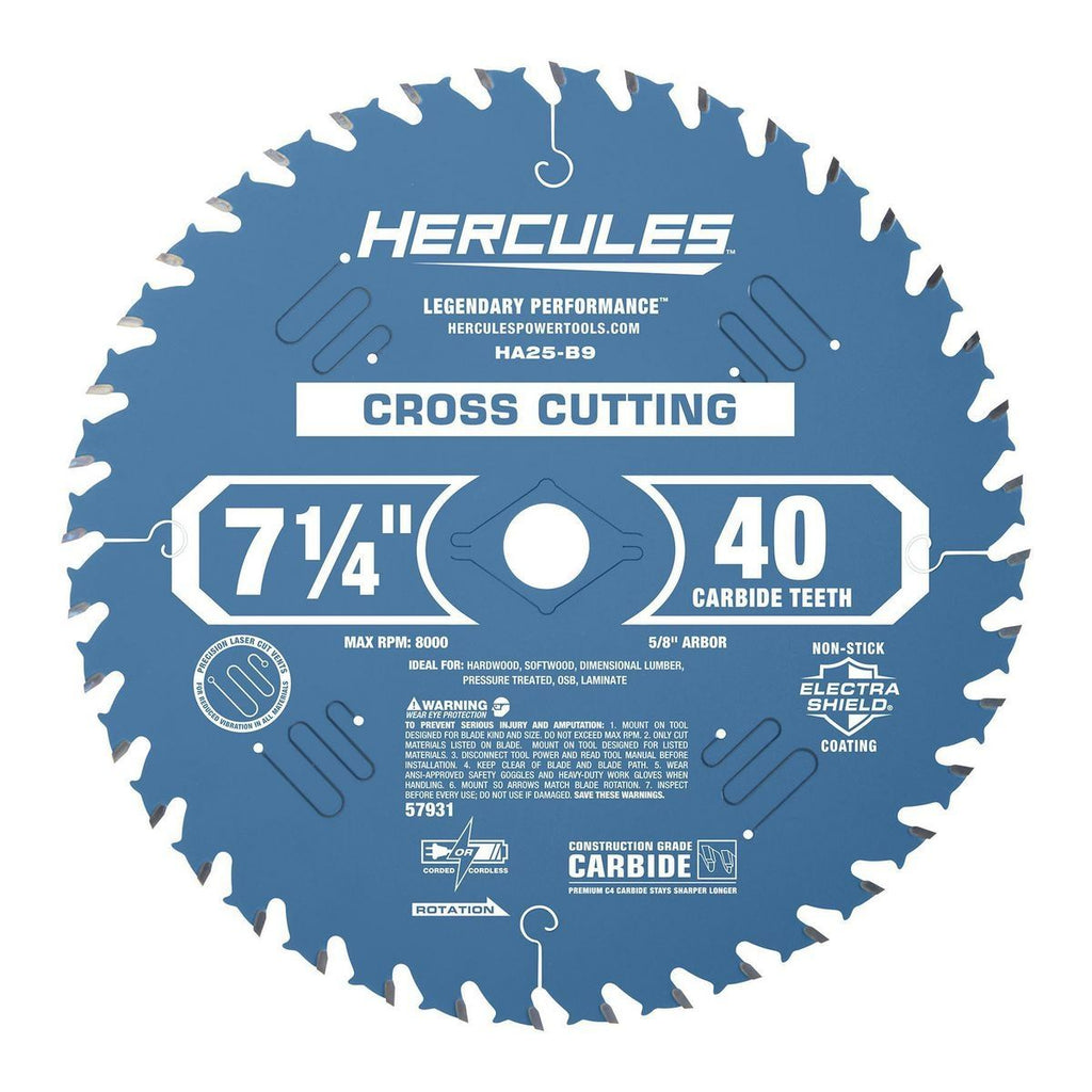7-1/4 in. 40T Circular Saw Blade O558