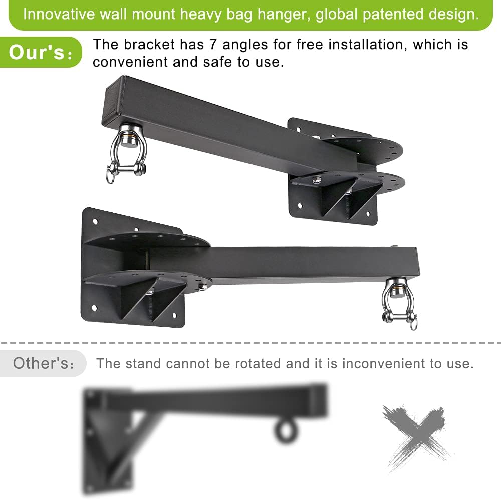 Heavy Duty Bag Hangers Bracket with 360° Swivel Hook C82211
