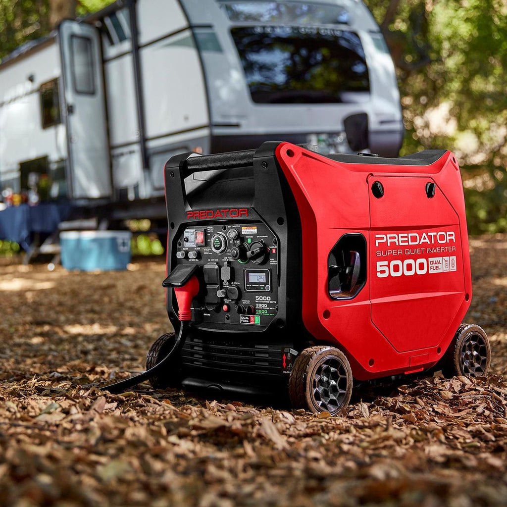 5000 Watt Dual-Fuel Inverter Generator with Remote Start U92352