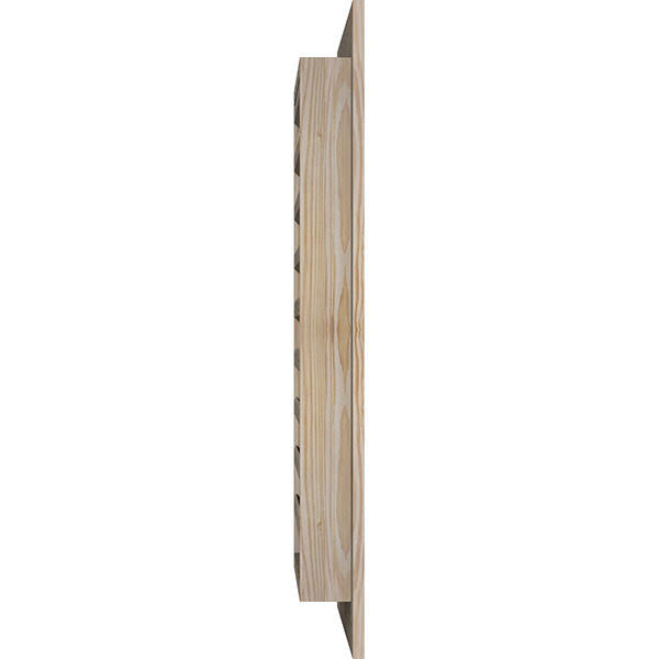 Unfinished Vertical Gable Vent G10412