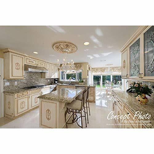 13 1/8x22OD x 8x22ID x 5/8x22P Ceiling Medallion G8091