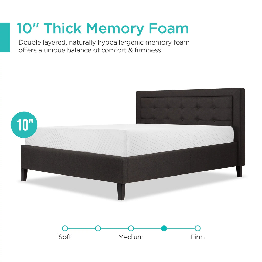 Queen Size Dual Layered Memory Foam Mattress X658