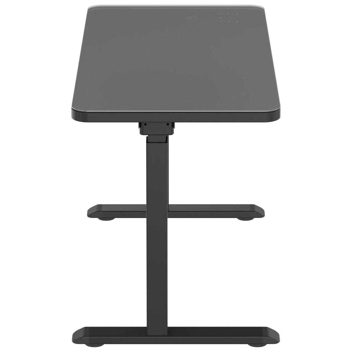 Black Glass Tabletop Standing Desk G81878