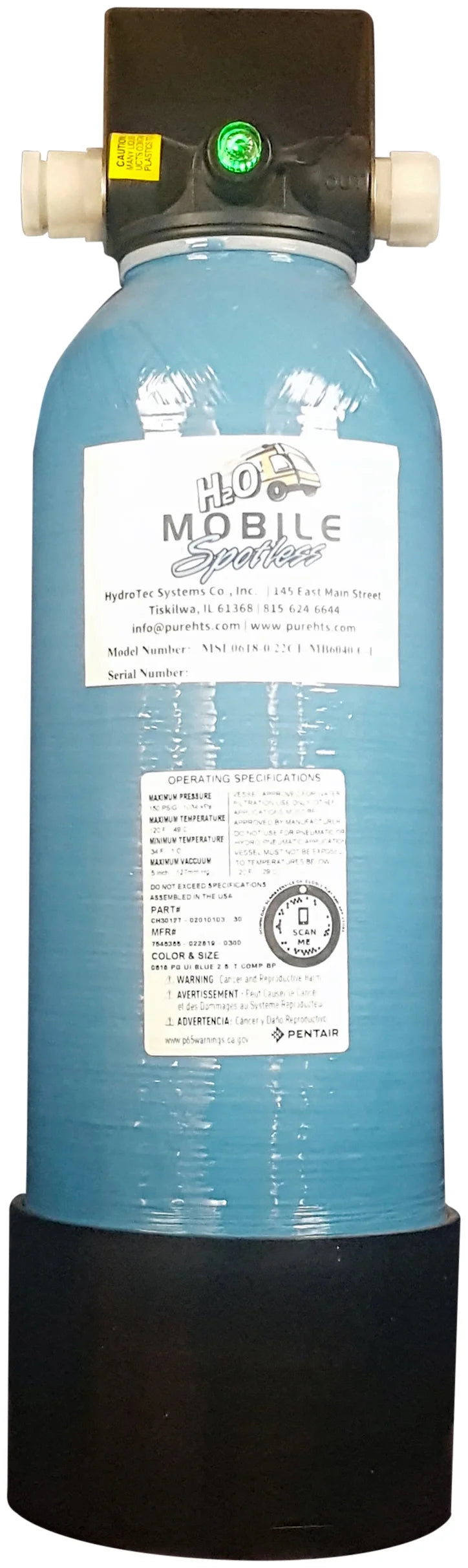Mobile Spot Free Rinse Water Demineralizer Y77190