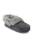 Charcoal Suede Moccasins A145